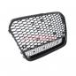 Preview: Upgrade "Plus" Sportgrill / Kühlergrill für Audi A6 C7 4G Facelift 15-18 Hochglanz Schwarz in Wabendesign