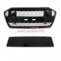 Preview: Upgrade Sportgrill / Kühlergrill für Audi A6 C8 4A 18-24 Hochglanz Schwarz in Wabendesign