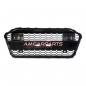 Preview: Upgrade Sportgrill / Kühlergrill für Audi A6 C8 4A 18-24 Hochglanz Schwarz in Wabendesign