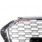 Preview: Upgrade Sportgrill / Kühlergrill für Audi A3 8V Facelift 16-19 Hochglanz Schwarz / Chrom in Wabendesign