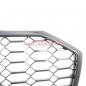 Preview: Upgrade Sportgrill / Kühlergrill für Audi A6 C8 4A 18-24 Hochglanz Schwarz in Wabendesign