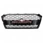Preview: Upgrade Sportgrill / Kühlergrill für Audi A5 F5 Vor-Facelift 16-19 Hochglanz Schwarz in Wabendesign