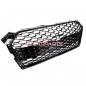 Preview: Upgrade Sportgrill / Kühlergrill für Audi A5 F5 Vor-Facelift 16-19 Hochglanz Schwarz in Wabendesign