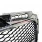 Preview: Upgrade Sportgrill / Kühlergrill für Audi A3 8P Facelift 08-13 Hochglanz Schwarz in Wabendesign