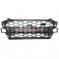 Preview: Upgrade Sportgrill / Kühlergrill für Audi A4 B9 8W Facelift 19-23 Hochglanz Schwarz / Hochglanz Silber in Wabendesign