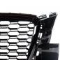 Preview: Upgrade Sportgrill / Kühlergrill für Audi Q5 8R 08-12 Hochglanz Schwarz in Wabendesign