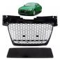 Preview: Upgrade "Plus" Sportgrill / Kühlergrill für Audi TT 8J 06-14 Hochglanz Schwarz in Wabendesign