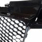 Preview: Upgrade "Plus" Sportgrill / Kühlergrill für Audi TT 8J 06-14 Hochglanz Schwarz in Wabendesign