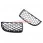 Preview: Upgrade "Teardrop" Design Kühlergrill / Sportgrill passend für BMW 3er E90 / E91 Vor-Facelift 05-08 Hochglanz schwarz / chrom
