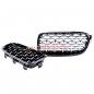 Preview: Upgrade "Teardrop" Design Kühlergrill / Sportgrill passend für BMW 3er F30 / F31 11-19 Hochglanz schwarz / chrom