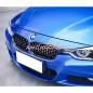 Preview: Upgrade "Teardrop" Design Kühlergrill / Sportgrill passend für BMW 3er F30 / F31 11-19 Hochglanz schwarz / chrom