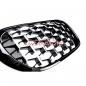 Preview: Upgrade "Teardrop" Design Kühlergrill / Sportgrill passend für BMW 7er G11 / G12 Vor-Facelift 15-19 Hochglanz schwarz / chrom
