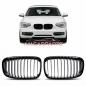 Preview: Upgrade Design Kühlergrill / Sportgrill passend für BMW 1er F20 / F21 Vor-Facelift 11-15 Hochglanz schwarz