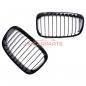Preview: Upgrade Design Kühlergrill / Sportgrill passend für BMW 1er F20 / F21 Vor-Facelift 11-15 Hochglanz schwarz