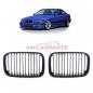 Preview: Upgrade Design Kühlergrill / Sportgrill passend für BMW 3er E36 91-96 Hochglanz schwarz