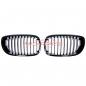 Preview: Upgrade Design Kühlergrill / Sportgrill passend für BMW 3er E46 Facelift 03-07 Hochglanz schwarz