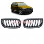 Preview: Upgrade Design Kühlergrill / Sportgrill passend für BMW X3 E83 Vor-Facelift 03-06 Hochglanz schwarz