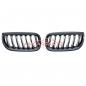Preview: Upgrade Design Kühlergrill / Sportgrill passend für BMW X3 E83 Vor-Facelift 03-06 Hochglanz schwarz