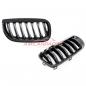 Preview: Upgrade Design Kühlergrill / Sportgrill passend für BMW X3 E83 Vor-Facelift 03-06 Hochglanz schwarz