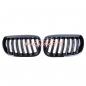 Preview: Upgrade Design Kühlergrill / Sportgrill passend für BMW X5 E53 Facelift 03-06 Hochglanz schwarz