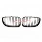 Preview: Upgrade Design Kühlergrill / Sportgrill passend für BMW 1er E81 / E82 / E87 / E88 Facelift 07-12 Hochglanz schwarz
