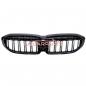 Preview: Upgrade Design Kühlergrill / Sportgrill passend für BMW 3er G20 / G21 19-22 Hochglanz schwarz
