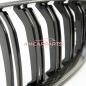 Preview: Upgrade Design Kühlergrill / Sportgrill passend für BMW 4er F32 / F33 / F36 13-21 Carbon-Optik / Hochglanz schwarz
