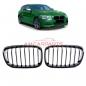 Preview: Upgrade Design Kühlergrill / Sportgrill passend für BMW 1er F20 / F21 Vor-Facelift 11-15 Matt schwarz