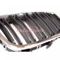 Preview: Upgrade Design Kühlergrill / Sportgrill passend für BMW 1er F20 / F21 Vor-Facelift 11-15 Hochglanz schwarz / chrom
