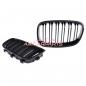 Preview: Upgrade Design Kühlergrill / Sportgrill passend für BMW 1er F20 / F21 Vor-Facelift 11-15 Matt schwarz