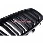 Preview: Upgrade Design Kühlergrill / Sportgrill passend für BMW 1er F20 / F21 Vor-Facelift 11-15 Matt schwarz