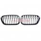 Preview: Upgrade Design Kühlergrill / Sportgrill passend für BMW 1er F20 / F21 Facelift 15-19 Matt schwarz