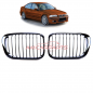 Preview: Upgrade Design Kühlergrill / Sportgrill passend für BMW 3er E46 Vor-Facelift 98-01 Hochglanz schwarz
