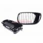 Preview: Upgrade Design Kühlergrill / Sportgrill passend für BMW 3er E46 Facelift Limousine/Touring 01-05 Hochglanz schwarz