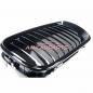 Preview: Upgrade Design Kühlergrill / Sportgrill passend für BMW 3er E46 Facelift Limousine/Touring 01-05 Hochglanz schwarz