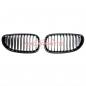 Preview: Upgrade Design Kühlergrill / Sportgrill passend für BMW 5er E60 / E61 03-10 Hochglanz schwarz