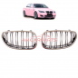 Preview: Upgrade Design Kühlergrill / Sportgrill passend für BMW 5er E60 / E61 03-10 Hochglanz schwarz / chrom