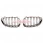 Preview: Upgrade Design Kühlergrill / Sportgrill passend für BMW 5er E60 / E61 03-10 Hochglanz schwarz / chrom
