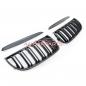 Preview: Upgrade Design Kühlergrill / Sportgrill passend für BMW 3er E90 / E91 05-08 Hochglanz schwarz