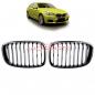 Preview: Upgrade Design Kühlergrill / Sportgrill passend für BMW 5er F07 13-17 Hochglanz schwarz