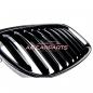 Preview: Upgrade Design Kühlergrill / Sportgrill passend für BMW 5er F07 13-17 Hochglanz schwarz
