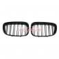 Preview: Upgrade Design Kühlergrill / Sportgrill passend für BMW 5er F07 13-17 Hochglanz schwarz