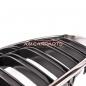Preview: Upgrade Design Kühlergrill / Sportgrill passend für BMW 5er F10 / F11 10-18 Hochglanz schwarz / chrom
