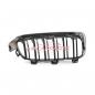 Preview: Upgrade Design Kühlergrill / Sportgrill passend für BMW 3er F30 / F31 11-19 Matt schwarz / chrom