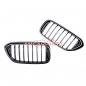 Preview: Upgrade Design Kühlergrill / Sportgrill passend für BMW 5er G30, F90 / G31 Vor-Facelift 17-20 Matt schwarz