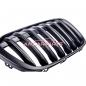Preview: Upgrade Design Kühlergrill / Sportgrill passend für BMW X1 F48 Vor-Facelift 15-19 Matt schwarz