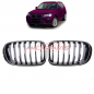 Preview: Upgrade Design Kühlergrill / Sportgrill passend für BMW X3 F25 / X4 F26 Facelift 14-17 Hochglanz schwarz