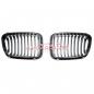 Preview: Upgrade Design Kühlergrill / Sportgrill passend für BMW 3er E46 Vor-Facelift Limousine/Touring 98-01 Matt schwarz