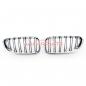 Preview: Upgrade Design Kühlergrill / Sportgrill passend für BMW 6er F12 / F13 / F06 11-18 Hochglanz schwarz / chrom