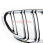 Preview: Upgrade Design Kühlergrill / Sportgrill passend für BMW 6er F12 / F13 / F06 11-18 Hochglanz schwarz / chrom